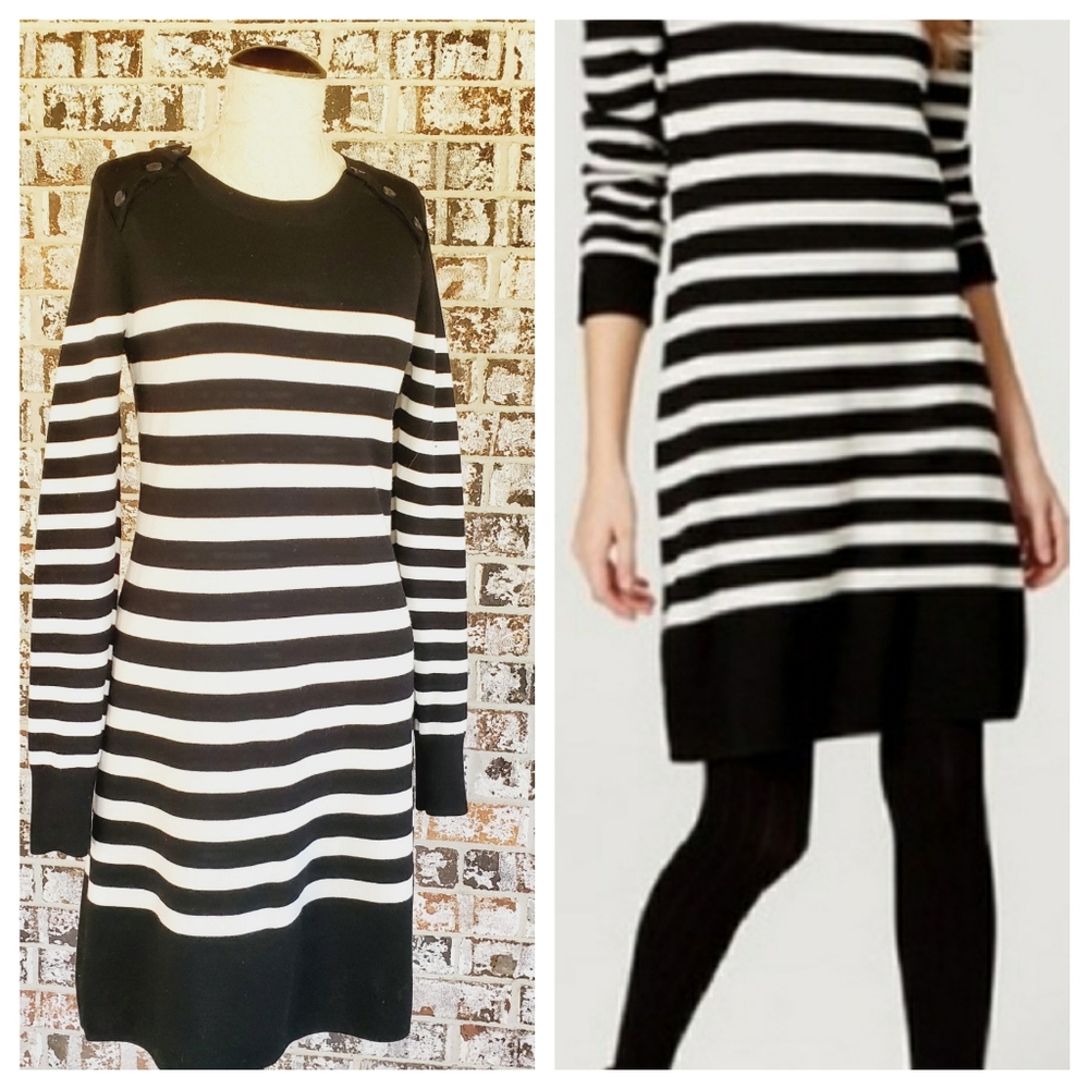 Ann Taylor Loft Knit Sweater Dress M